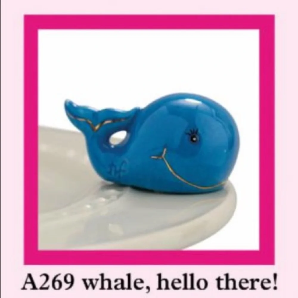 Nora Fleming Whale Hello There Mini NWT A269